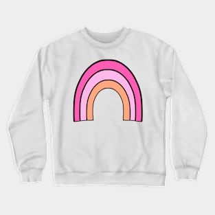 Pink and Orange Rainbow Crewneck Sweatshirt